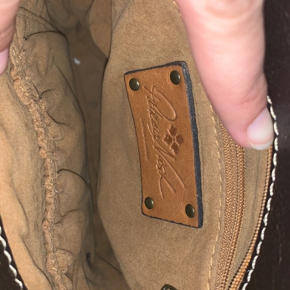 Patricia Nash Leather Venezia Pouch with Crossbody - Picture 7 of 11